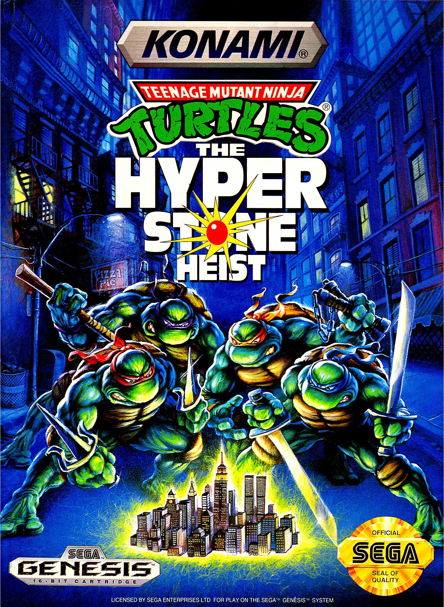 Play Teenage Mutant Ninja Turtles online (Sega Genesis)