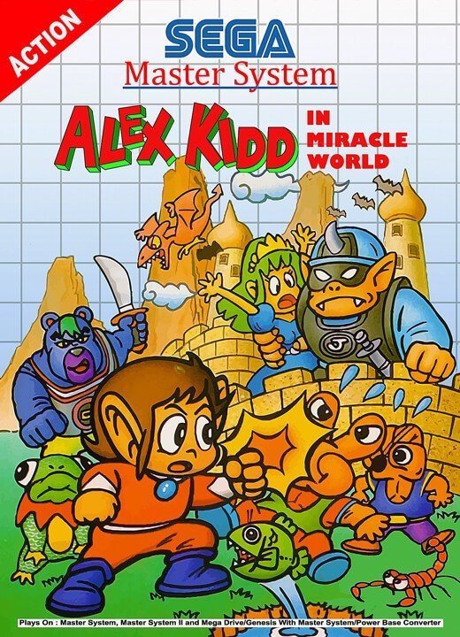 alex the kidd sega mega drive