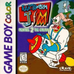 Play Earthworm Jim - Menace 2 the Galaxy online (Gameboy Color)