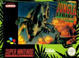 Jungle Strike SNES front cover