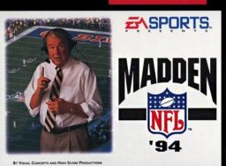 Madden NFL '94 SNES front cover